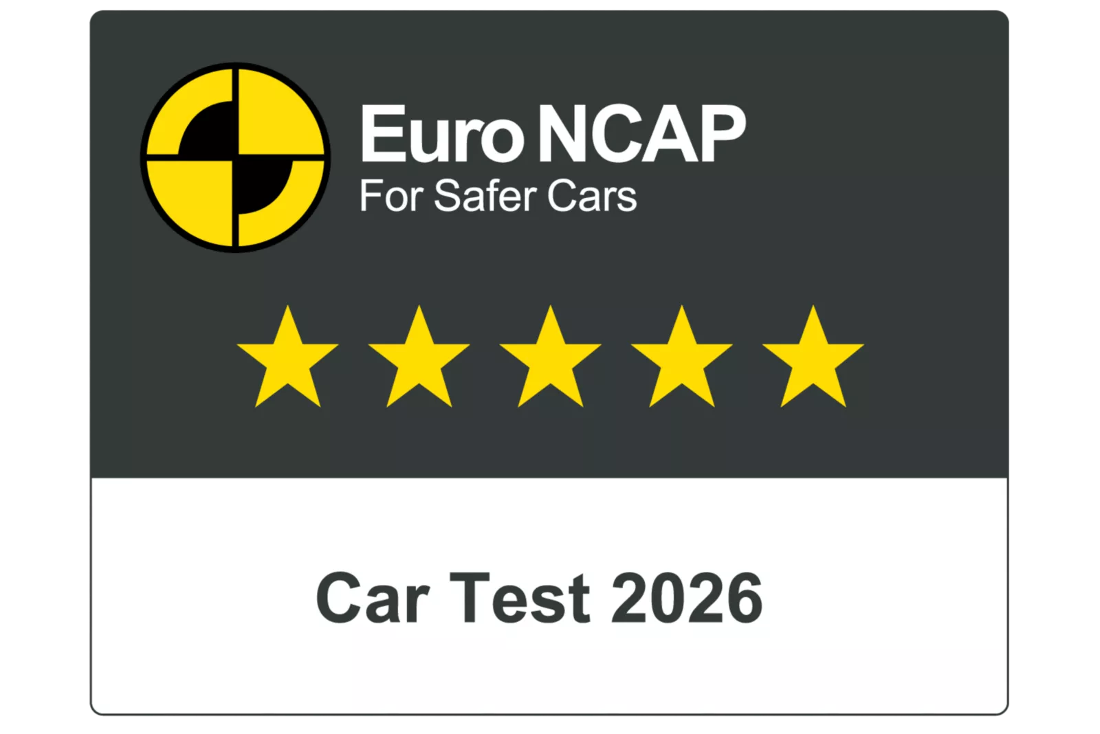 Euro NCAP 5 csillagos biztonsági értékelés.