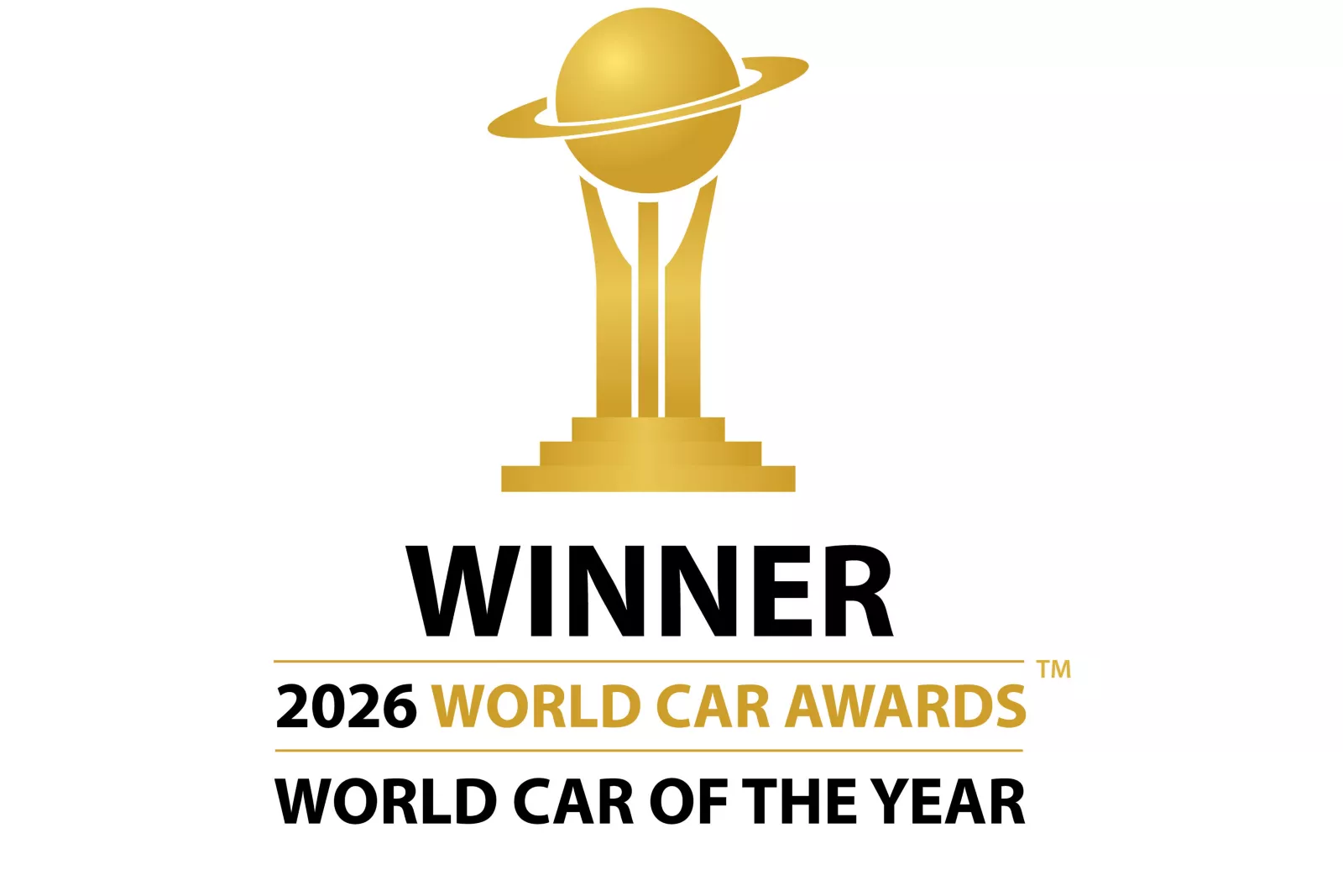 A 2026 World Car of the Year logó.